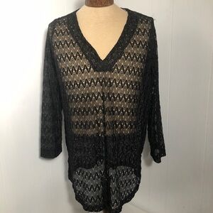 Womens Swimwear Top. 1x/16. Breast Cancer Fundraiser.